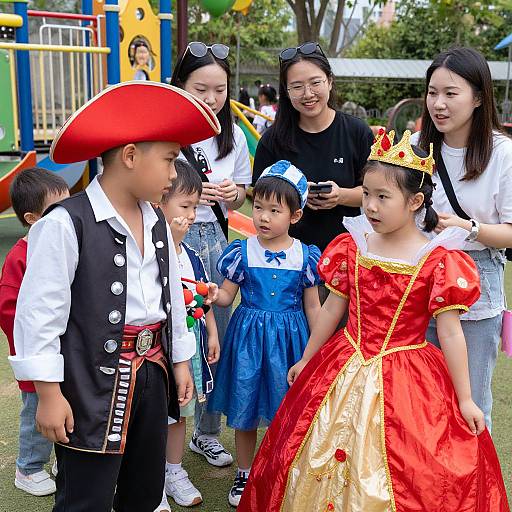 Vibrant Children's Playground Celebration