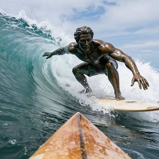 Surfer's POV Inside 100ft Barrel