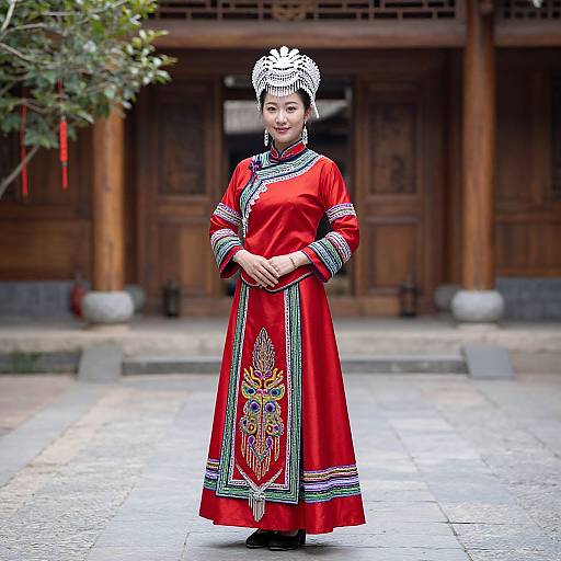 Traditional Hmong and Chinese Wedding Dress