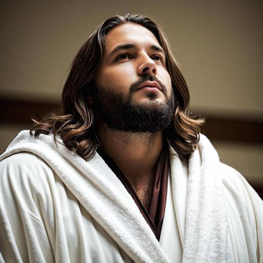 Realistic Plus Size Jesus Costume Portrait