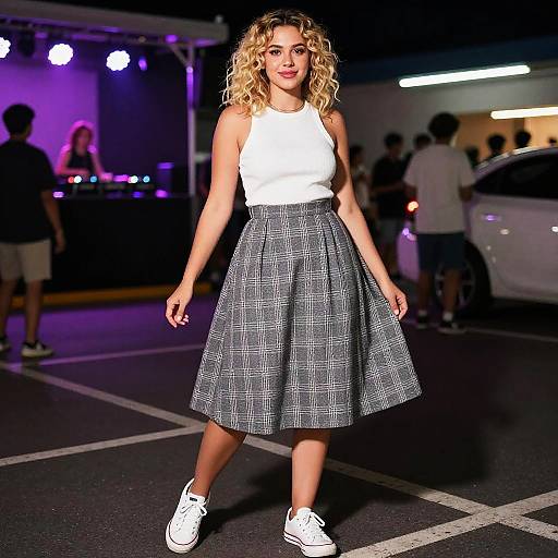 Pear-Shaped Woman at Nightclub Vibe