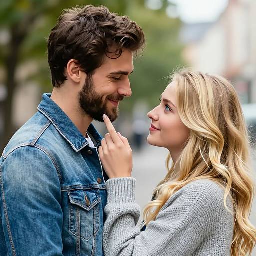 Romantic Couple in Soft Focus