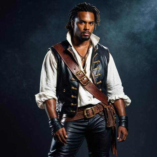 Muscular Pirate Cosplay with Rugged Style