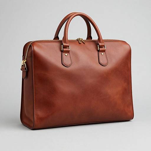 Handmade Leather Briefcase Mancini