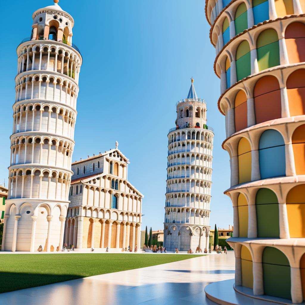 Gaudí-Inspired Leaning Tower of Pisa