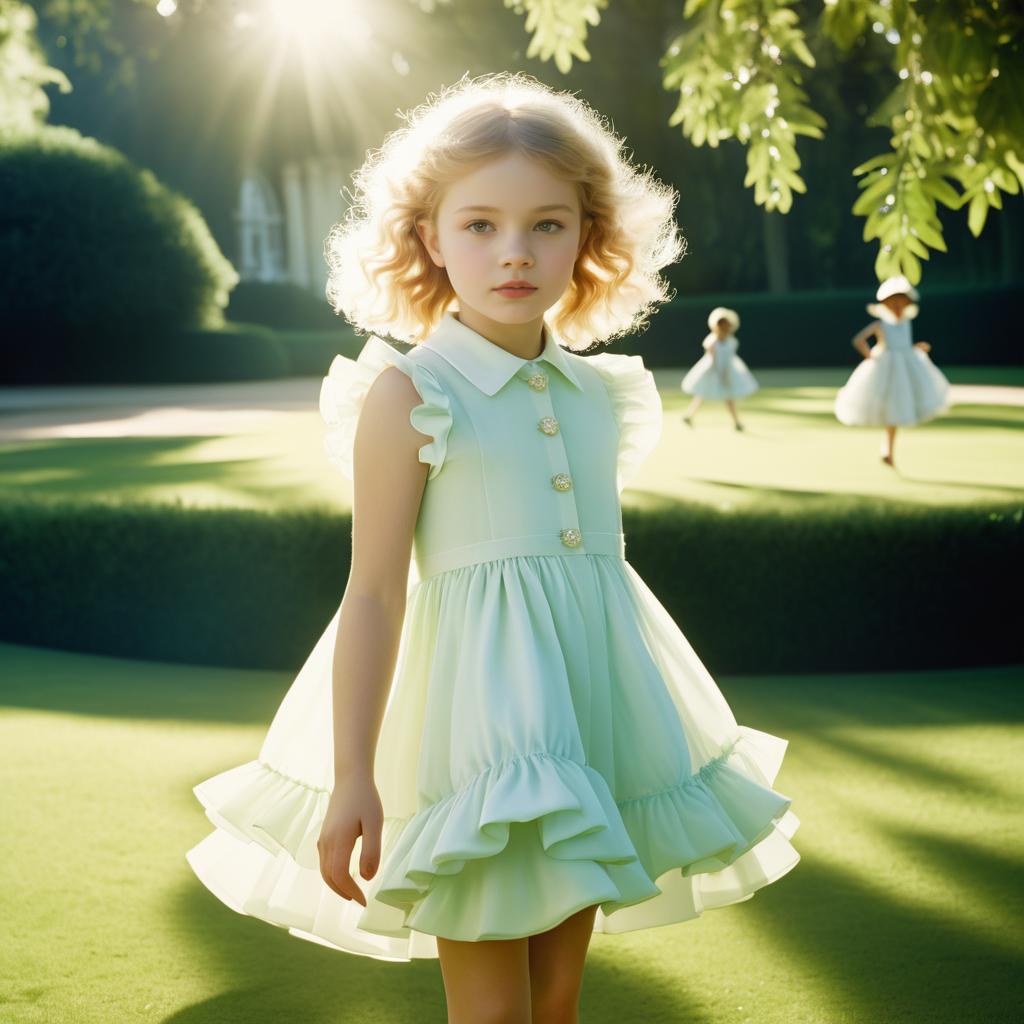 Charming Child in Sunny Glamour Style