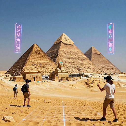 Futuristic Nile Pyramids VR Game