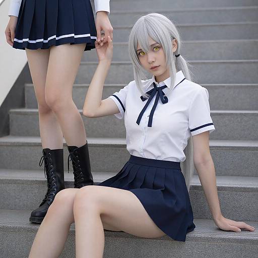 High-Quality Anime Girl Portrait