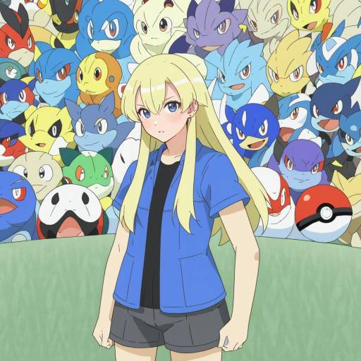 Illustration of Ace trainer (pokemon), pokemon in the style of Kakone