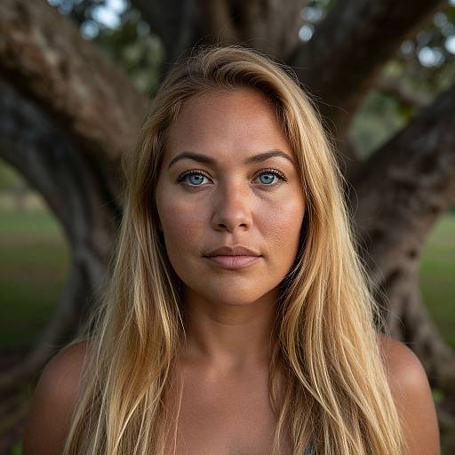 Ultrarealistic Pacific Islander Portrait