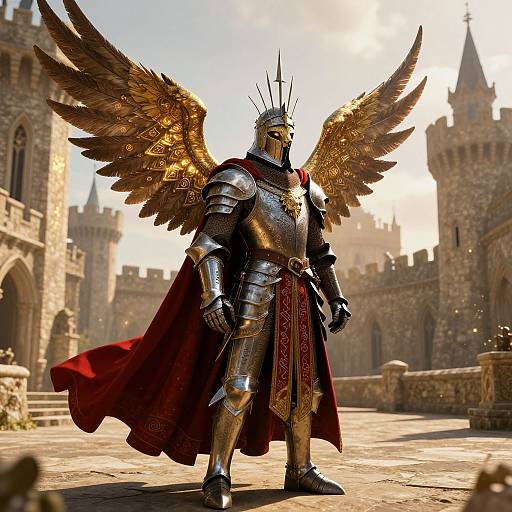 Nobleman with Arcane Feathered Wings