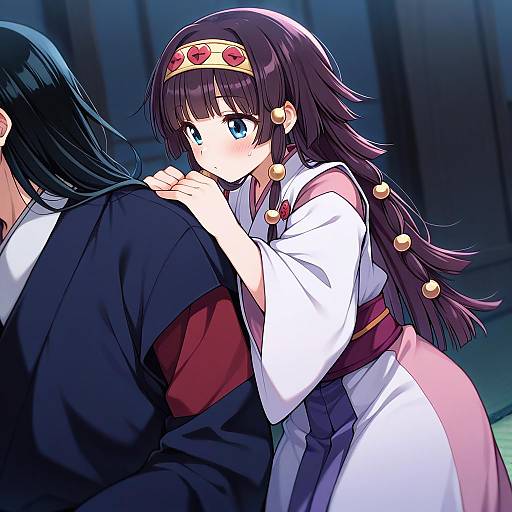 Illustration of Alluka zoldyck, hunter x hunter in the style of Ohitashi netsurou