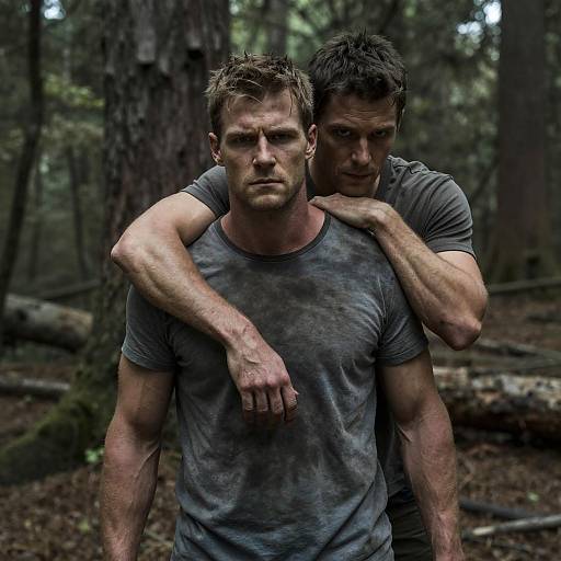 Intense Faces in a Dark Forest