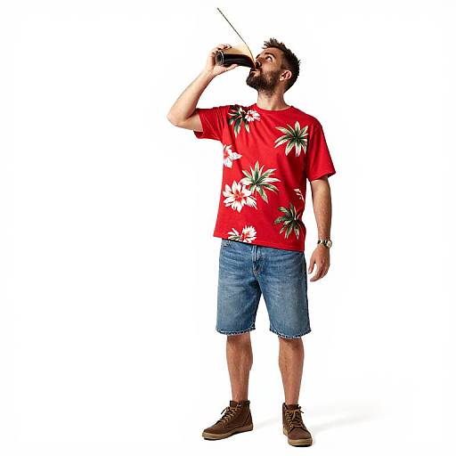 Sustainable Fashion Redneck with Coffee Funnel