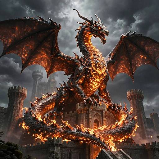 Fortisaxx Dragon and Towering Fortress