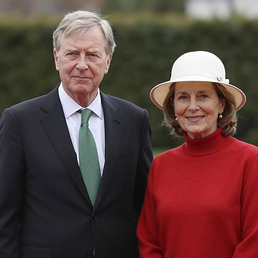 Middle-Aged Couple Outdoors in Nature