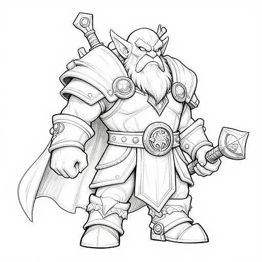 WoW Style Dwarf Rogue Monk Hybrid