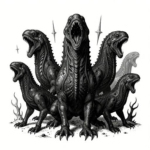 Eldritch Cosmic Leviathans Illustration