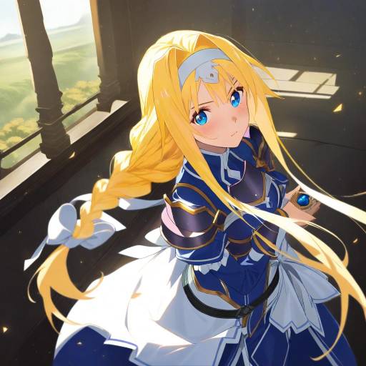 Illustration of Alice zuberg, sword art online in the style of Kabocha (monkey4)