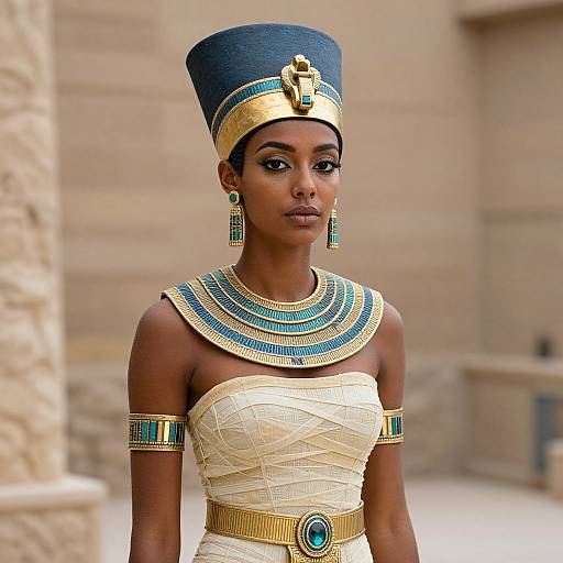 Nefertiti Returns in Egyptian Elegance