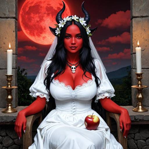 Eclipse Fantasy: Enchanted Girl with Horns Eclipse Fantasy: Enchanted Girl with Horns