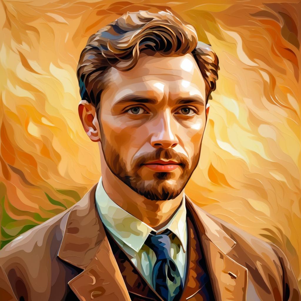 Impressionist Portrait of a Man