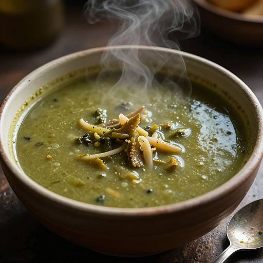 Rustic Ugly Soup in Ceramic Bowl