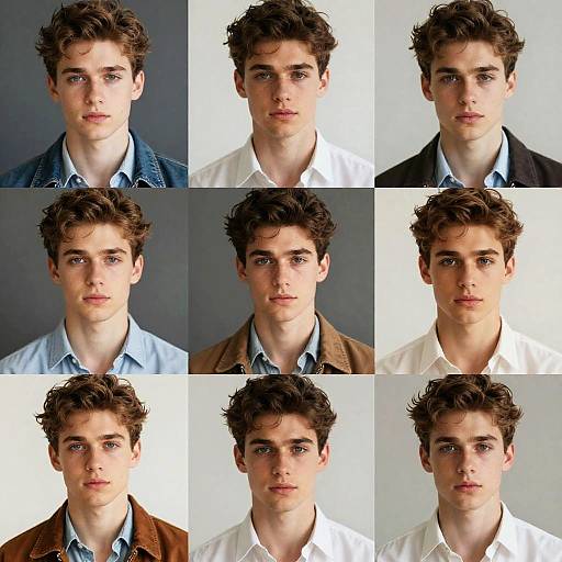 Handsome Young Man Digital Portraits