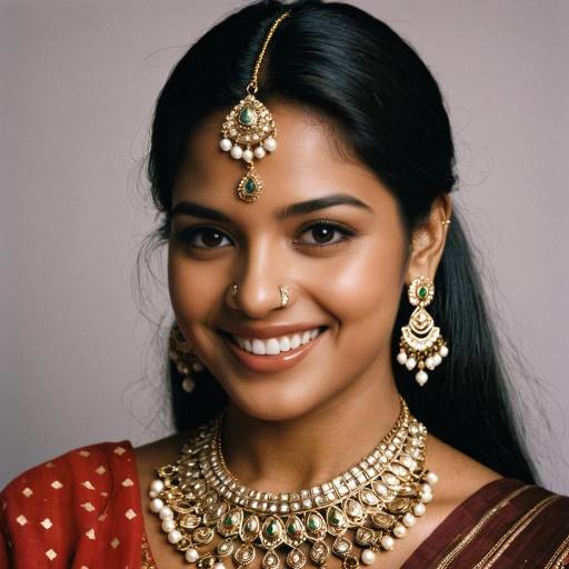 Elegant Bollywood Jewelry Portrait