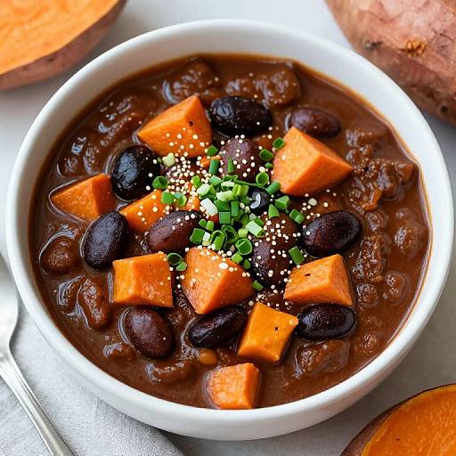 Delicious Vegan Sweet Potato Chili