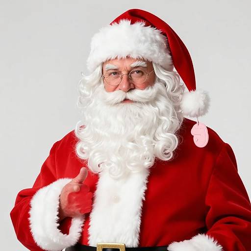 Classic Male Santa Claus Illustration