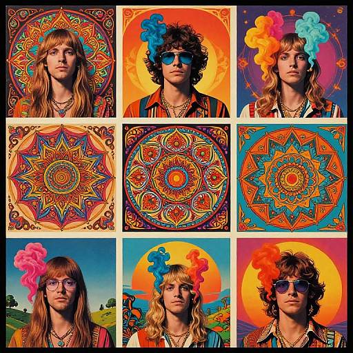 70's Psychedelic Surreal Album Art