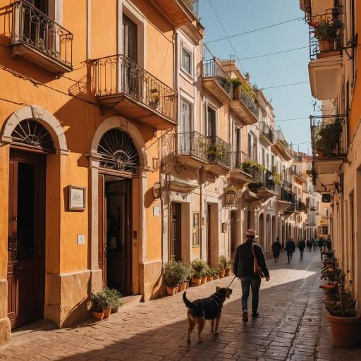Charming Dog Walker in Vibrant Lisbon Charming Dog Walker in Vibrant Lisbon