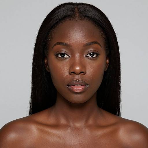 Elegant African American Woman Portrait