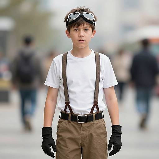 Hilarious Costume Man with Goggles