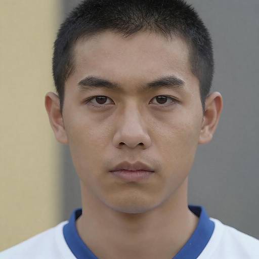 Intense Close-Up Portrait of a Man