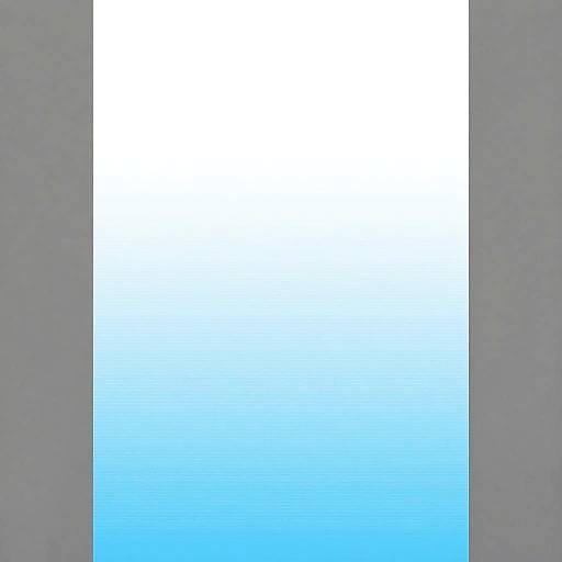 Minimalist White to Blue Gradient Art