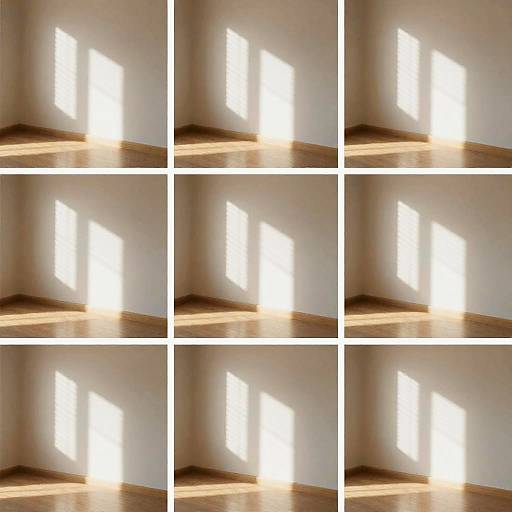 Abstract Sunlight Through Window Blinds