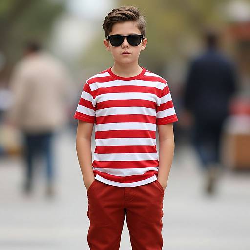 Realistic Casual Wheres Wally Costume
