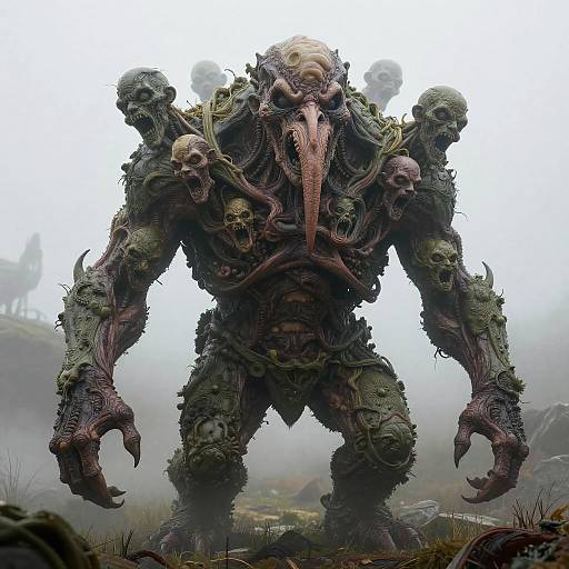 Olive Drab Humanoid Aberration