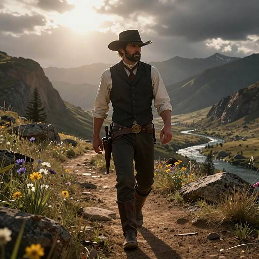 Western Gambler Walking Mountain Trail