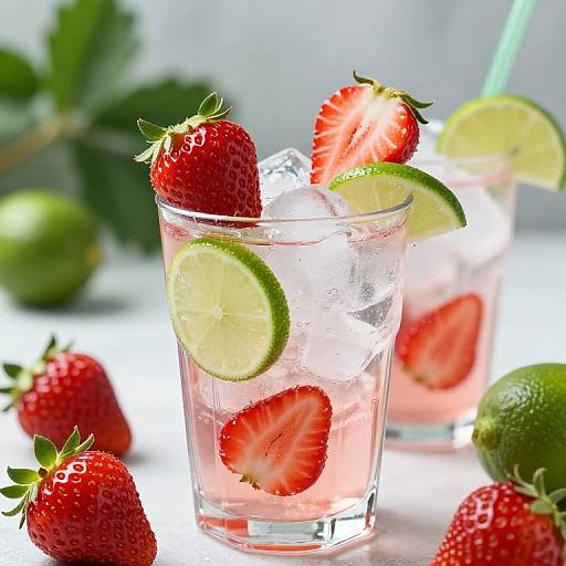 Summer Strawberry Lime Refreshment