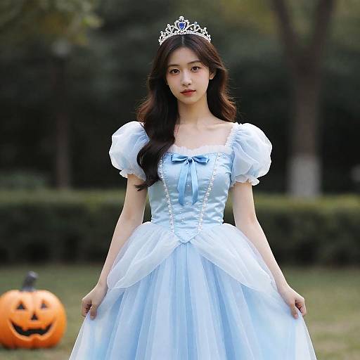 Princess Halloween Costume Portrait