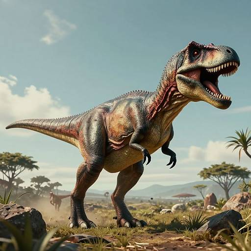 Ultra Realistic Jurassic Landscape