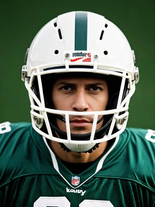 Photorealistic Portrait of Football Player