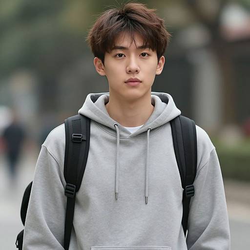 Realistic Solo Jogger Portrait