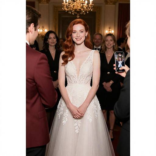 Elegant Portrait of a Redheaded Beauty