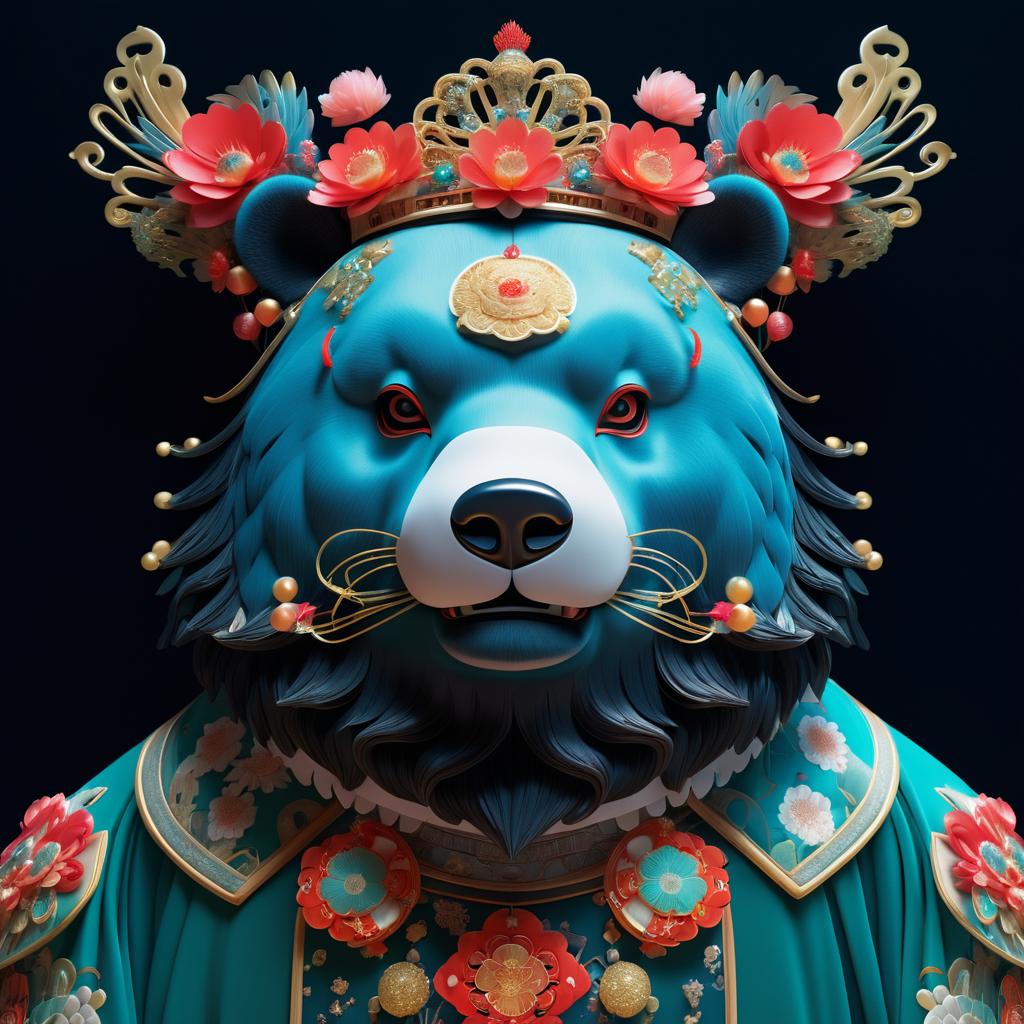 Regal Bear: A Fusion of Cultures