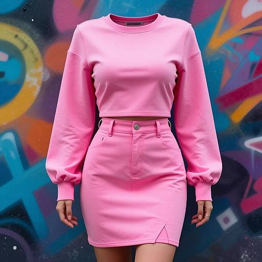 Vibrant Street Art Fashion Illustration