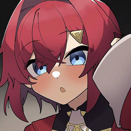 Illustration of Ange katrina (1st costume), nijisanji in the style of Gomulgong